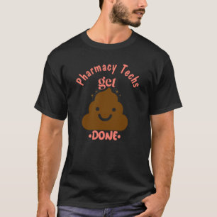 Personalised CPhT Pharmacy Technician Emoji T-Shirt
