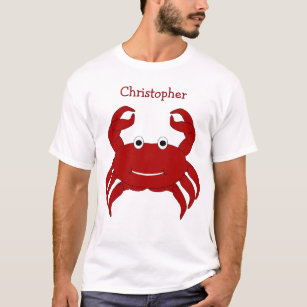 Personalised Crab Design T-Shirt