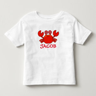 Personalised Crab T-shirt for Baby or Kids