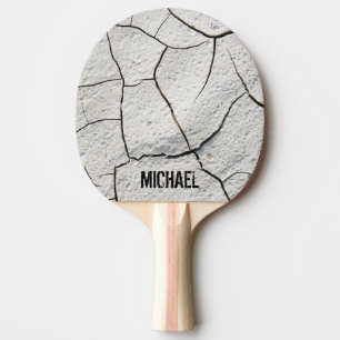 Personalised - Cracked Earth Dirt Cool Texture Ping Pong Paddle