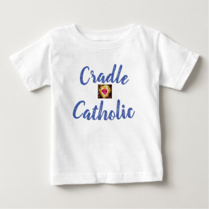 Personalised Cradle Catholic Baby T-Shirt