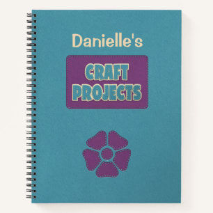 Personalised Craft Projects Notebook