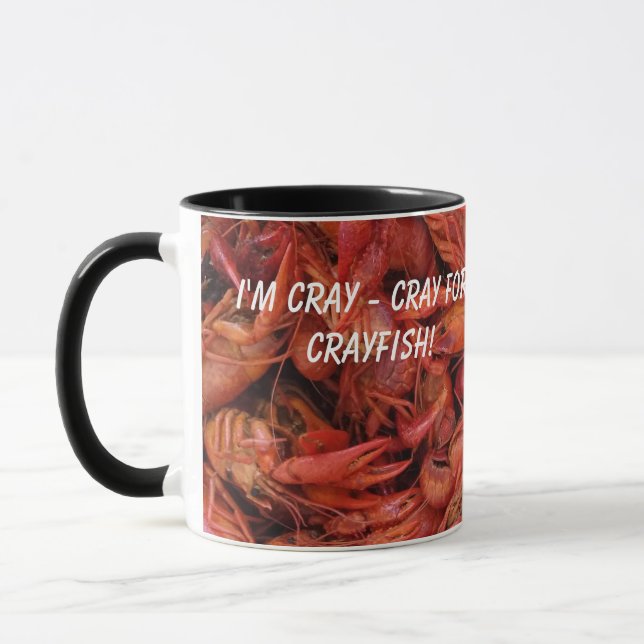 Personalised Cray-Cray for Crayfish Mug (Left)
