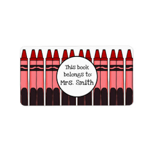 Personalised Crayon Labels