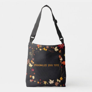Personalised “Crazy for Fall” Cross Body Bag