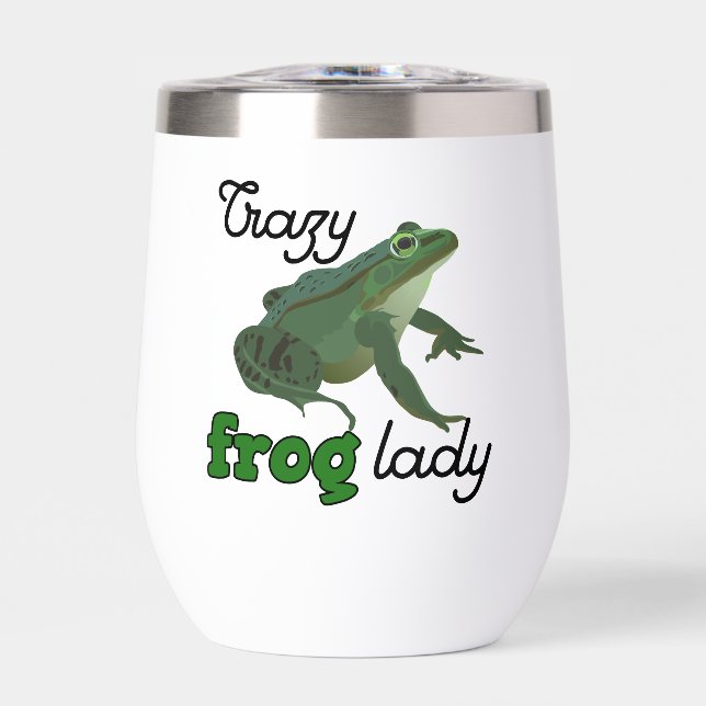 Personalised Crazy Frog Lady Frog Lover Gifts (Front)