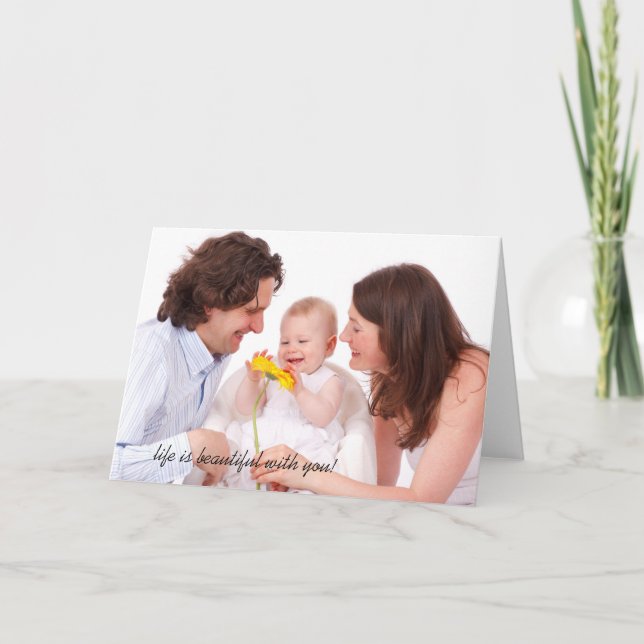 Personalised Create Your Own Card with Text (Front)