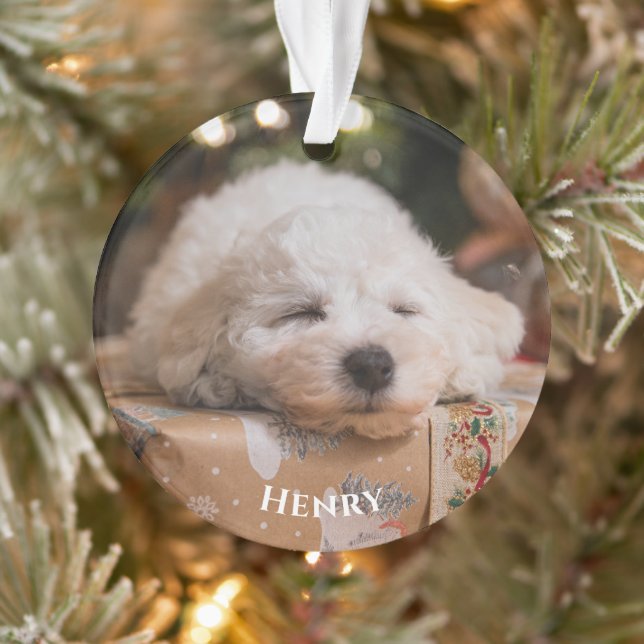 Personalised Create Your Own Photo  Ornament (Tree)