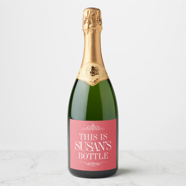 Personalised | Create Your Own Sparkling Wine Labe Sparkling Wine Label (Front)