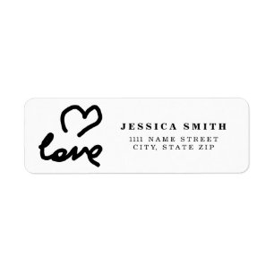 Personalised Creative Sign Love and Heart