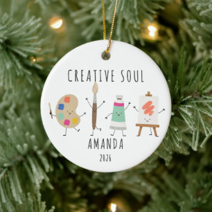 Personalised Creative Soul Artist Ornament