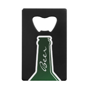 Personalised credit card size bottle bottle opener