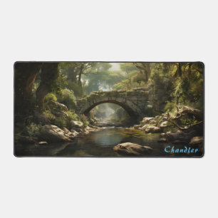 Personalised Creek in the Forest Desk Mat