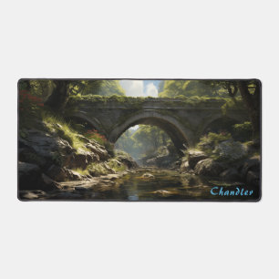Personalised Creek in the Forest Desk Mat 