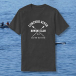 Personalised Crew Rowing Logo Oars Team Name Year T-Shirt<br><div class="desc">Personalised Crew Rowing t-shirt featuring crossed oars and your custom text. Add your club name, year, custom text (coach's name, rower's name, event, etc.) Makes a thoughtful end of season keepsake, coach's gift or team fundraiser. Check out our other custom crew gifts by clicking on the Colorfulgalshop logo below >...</div>