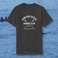 Personalised Crew Rowing Logo Oars Team Name Year