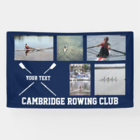 Personalised Crew Rowing Oars Club Photo Collage