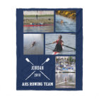 Personalised Crew Rowing Photo Collage Team Name