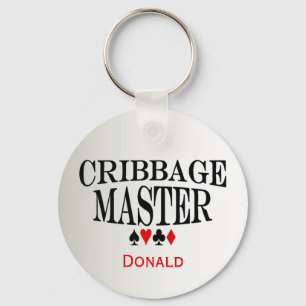 Personalised Cribbage Master Key Ring