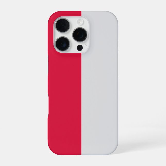Personalised Crimson iPhone Case with Custom (Back)