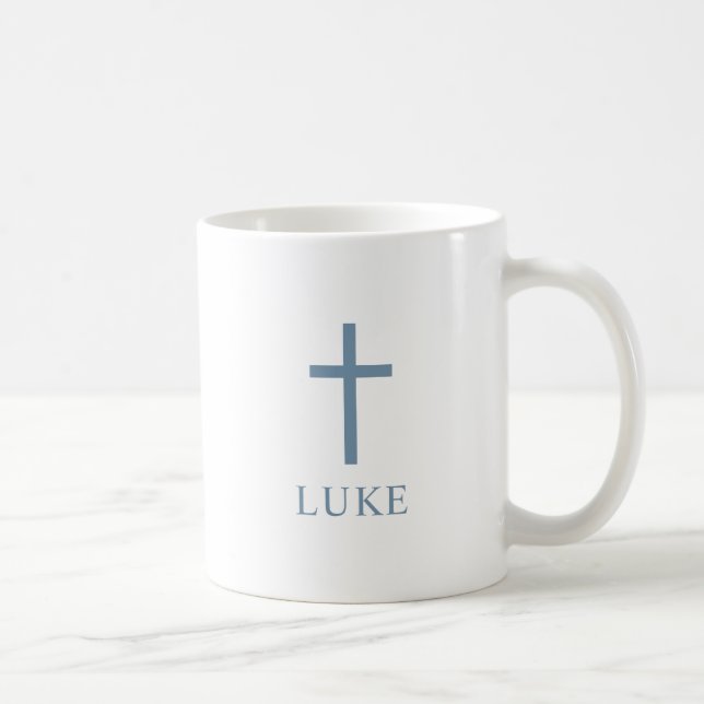 Personalised Cross Coffee Mug (Right)