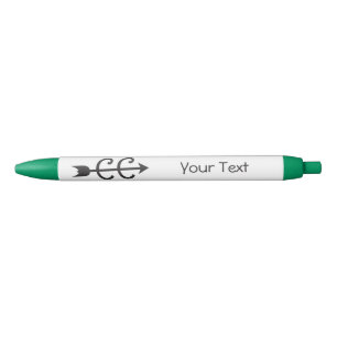 Personalised Cross Country Runner - Running Black Ink Pen