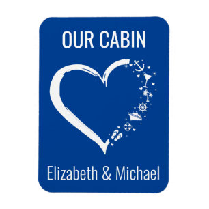 Personalised Cruise Door Heart Lover   Magnet