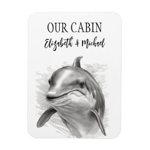 Personalised Cruise Door Sea Dolphin Magnet
