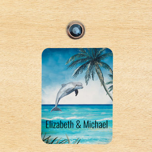 Personalised Cruise Door Sea Dolphin Marker Magnet