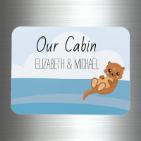 Personalised Cruise Door Sea Otter Marker