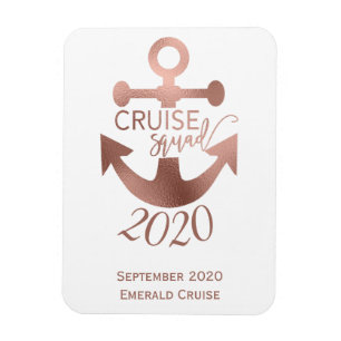 Personalised Cruise Squad Birthday Family Trip Magnet