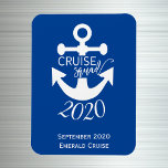 Personalised Cruise Squad Birthday Family Trip Magnet<br><div class="desc">This design was created though digital art. It may be personalised in the area provided or customising by choosing the click to customise further option and changing the name, initials or words. You may also change the text colour and style or delete the text for an image only design. Contact...</div>