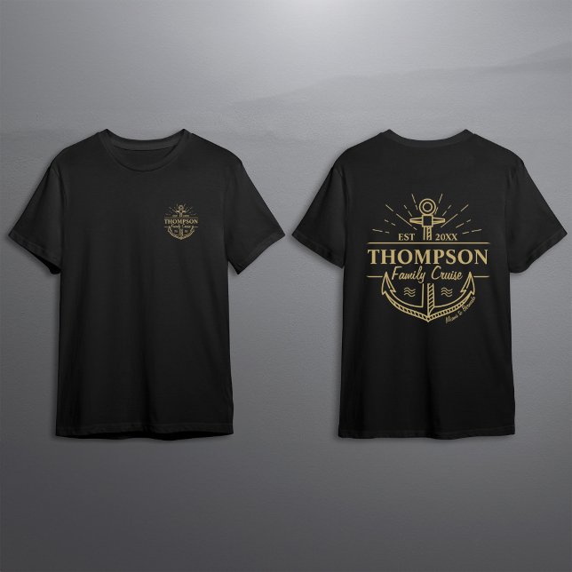 Personalised Cruise Squad Family Matching Group T-Shirt (Creator Uploaded)