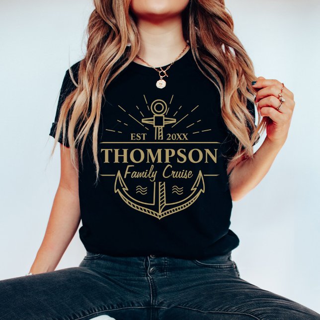 Personalised Cruise Squad Family Matching Group T-Shirt (Creator Uploaded)