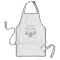 Personalised cupcake apron for women