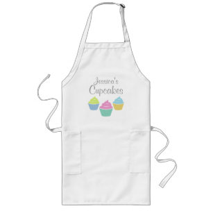 Personalised cupcake apron for women