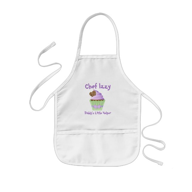 Personalised Cupcake Baking Kids' Apron (Front)