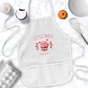 Personalised Cupcake Baking Little Baker Kids Apron