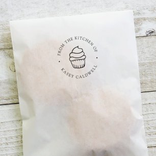 Personalised Cupcake Cooking or Baking Self-inking Stamp