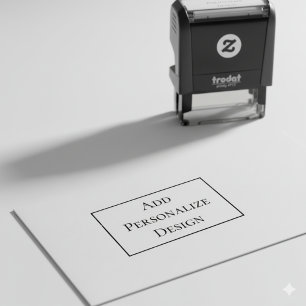 Personalised Custom 1.8" x 0.65" Self-inking Stamp