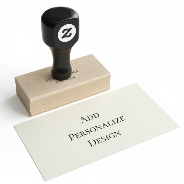 Personalised Custom 1" x 2.5" Rubber Stamp (Creator Uploaded)