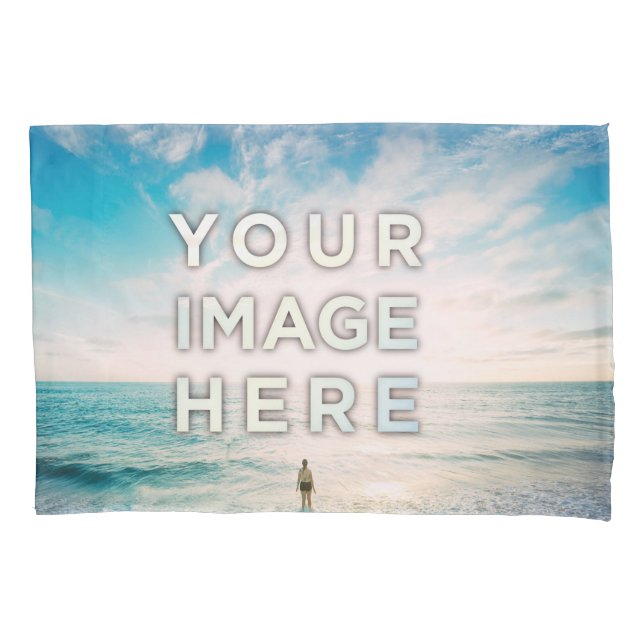 Personalised Custom 2 Photo Pillowcase (Front)