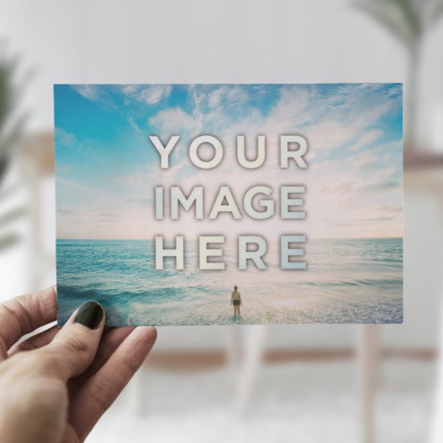 Personalised Custom 2 Photo Postcard (Creator Uploaded)