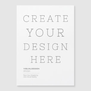 Personalised Custom 5" x7" Magnetic Thank You Card