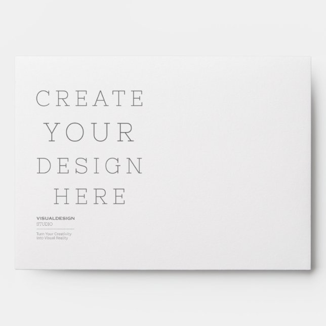 Personalised Custom 5" x 7" Envelope (Front)