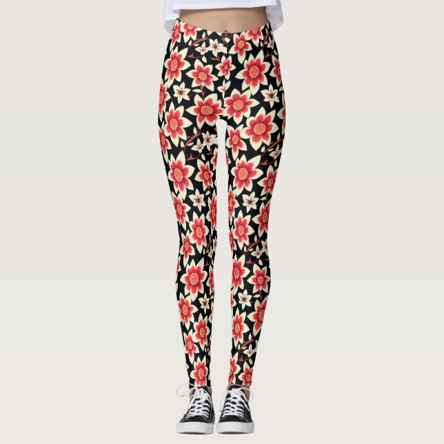 Personalised Custom All-Over-Print Leggings (Front)