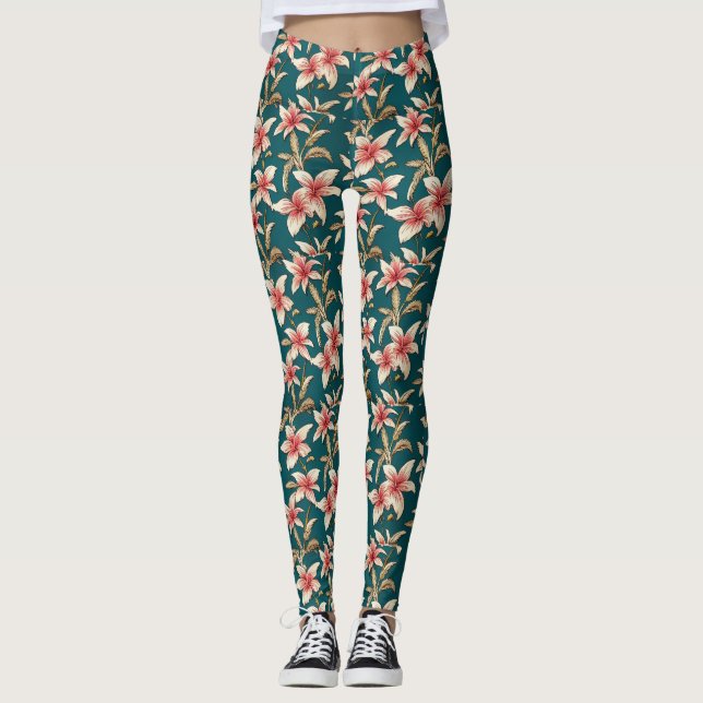 Personalised Custom All-Over-Print Leggings (Front)