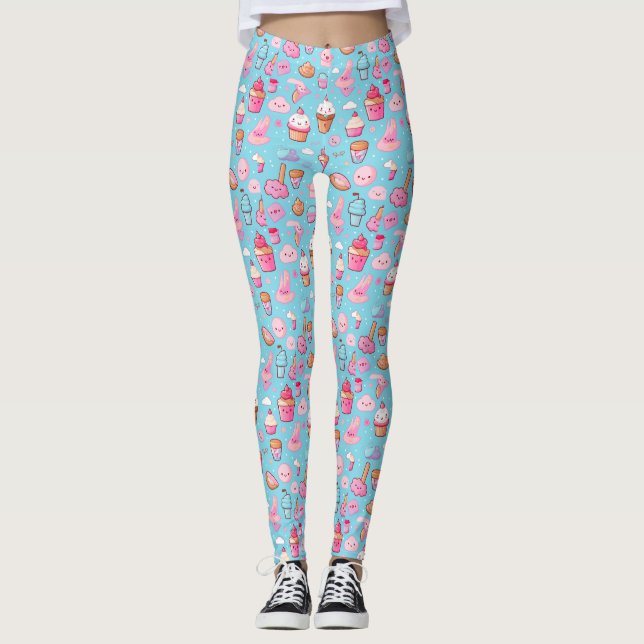 Personalised Custom All-Over-Print Leggings (Front)