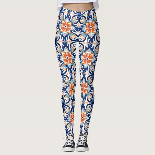 Personalised Custom All-Over-Print Leggings (Front)