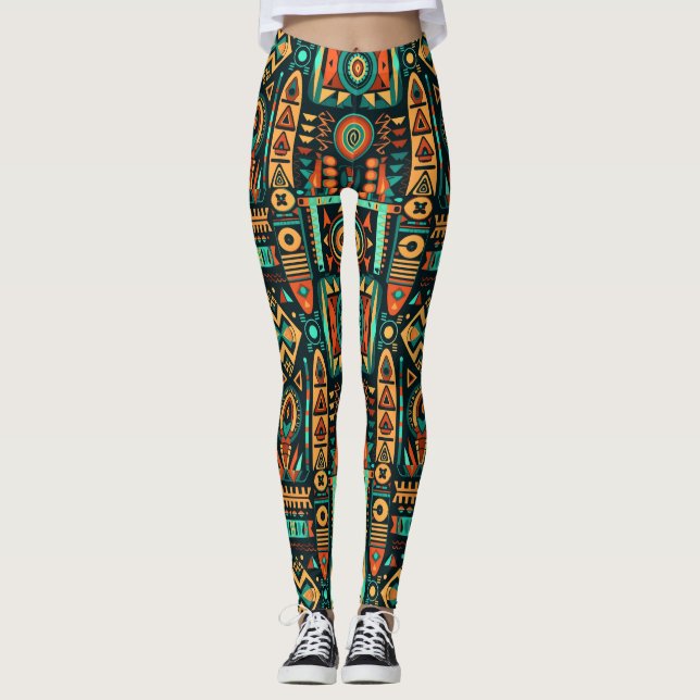 Personalised Custom All-Over-Print Leggings (Front)